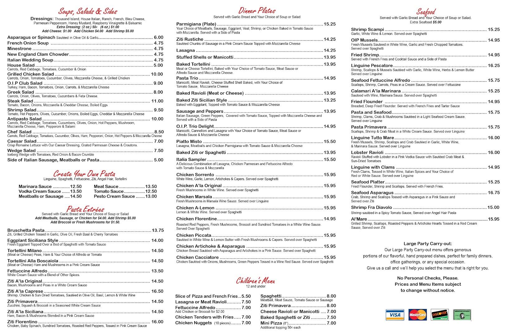 Original Italian Pizza & Restaurant